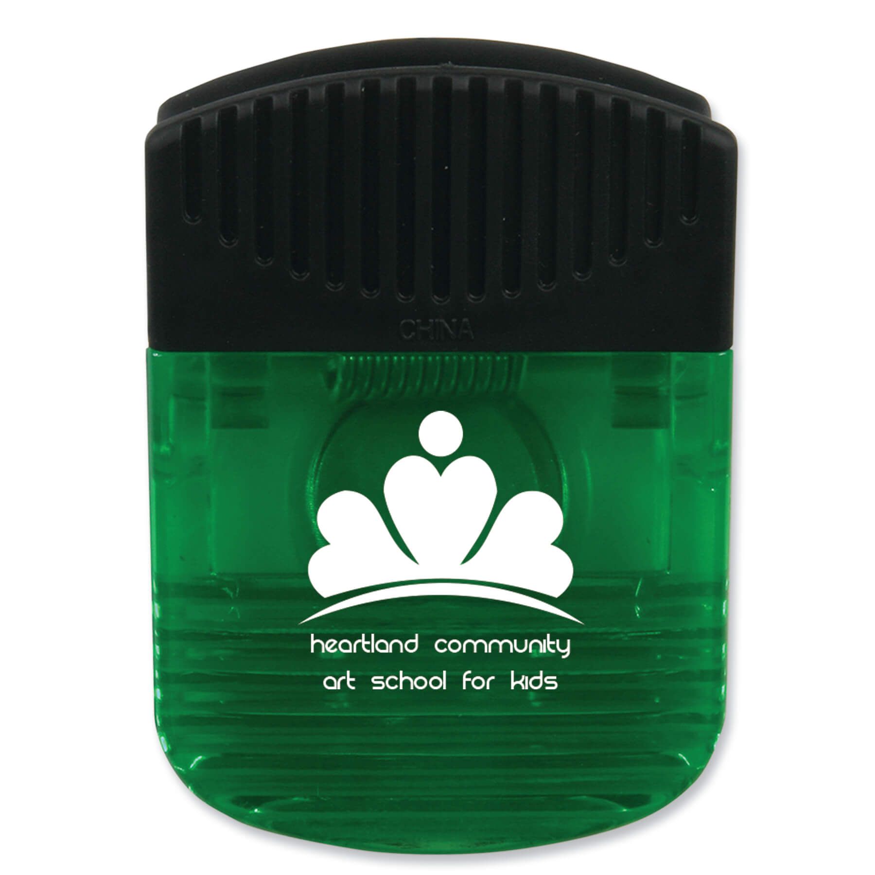 Translucent Green Imprinted